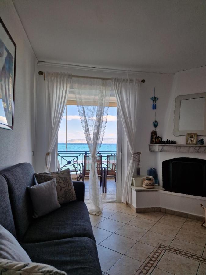 Appartamento Korinthian Sea View Nerántza Esterno foto