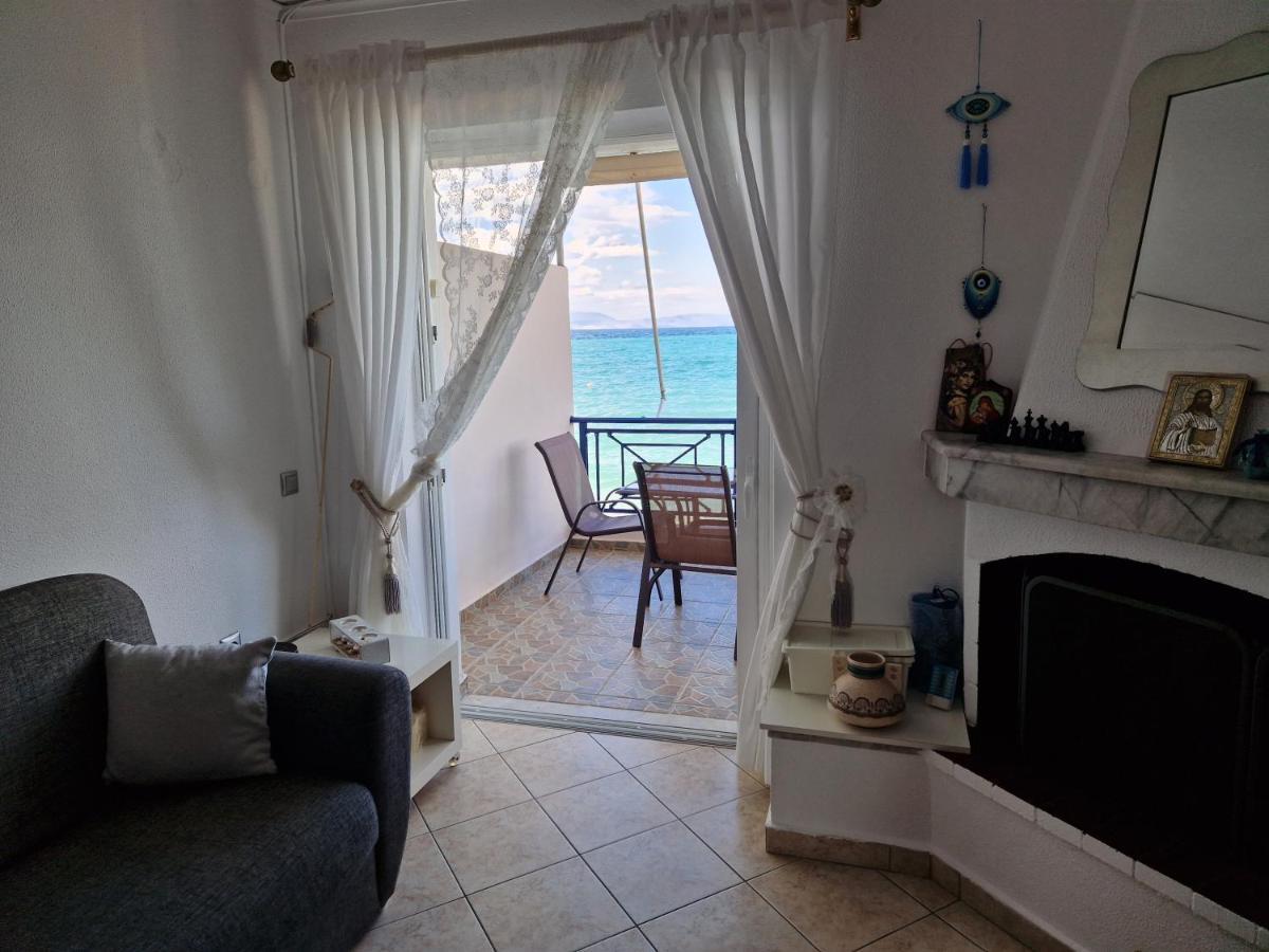 Appartamento Korinthian Sea View Nerántza Esterno foto