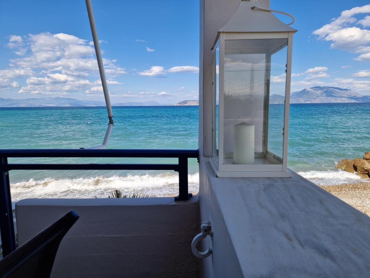 Appartamento Korinthian Sea View Nerántza Esterno foto