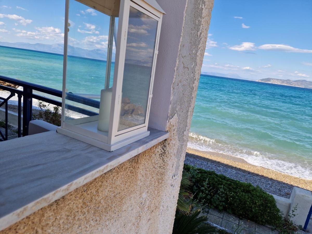 Appartamento Korinthian Sea View Nerántza Esterno foto